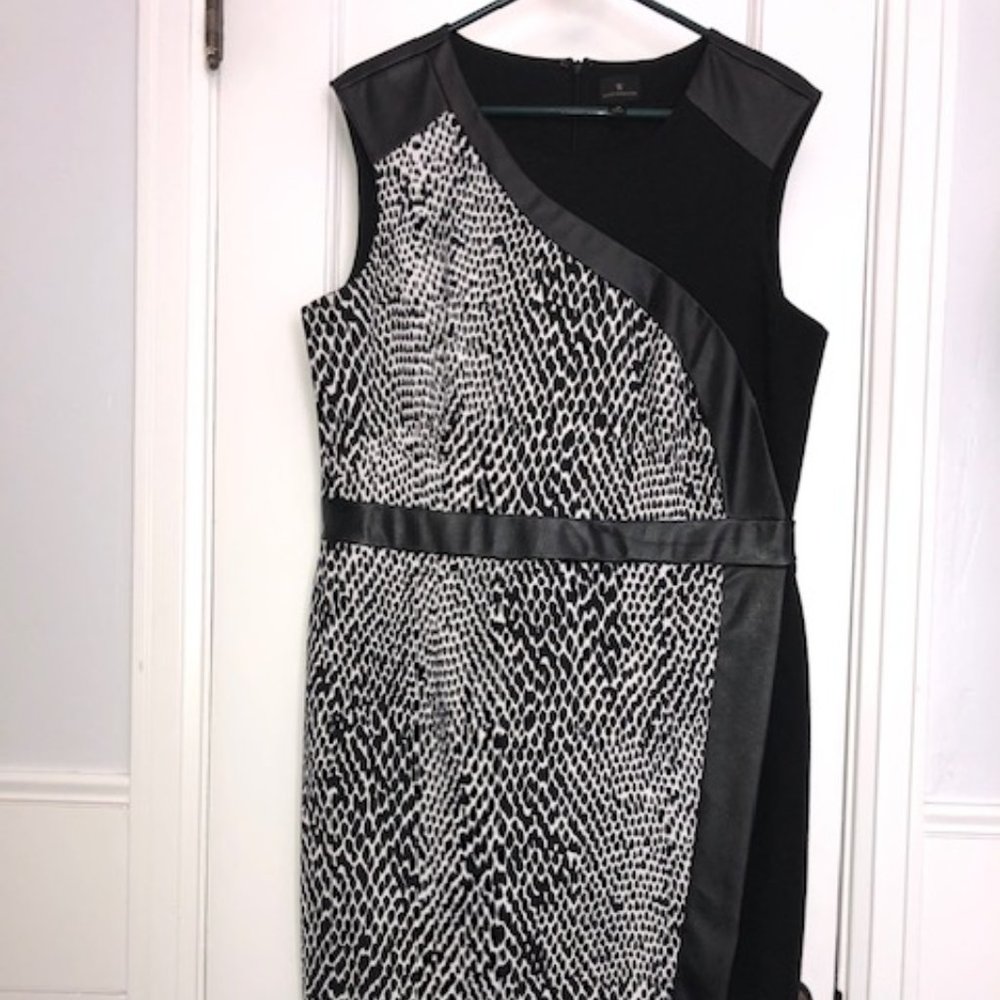 Worthington Sleeveless Animal Print Dress